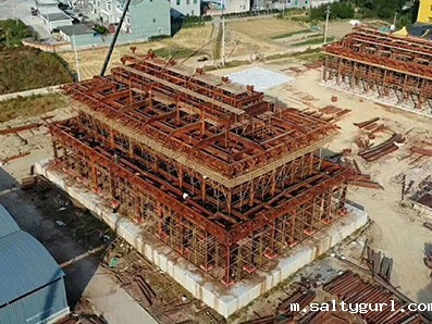 浙江宁波安乐古建筑遗址被拆迁房包围